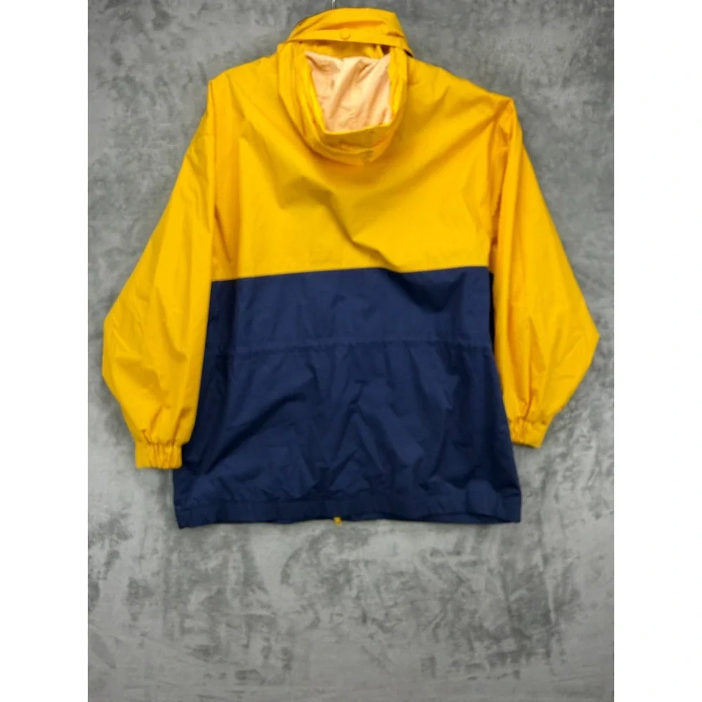 Auburn Sportswear Mens Hooded Jacket XL Yellow/Navy Islamorada Fishing Club Logo